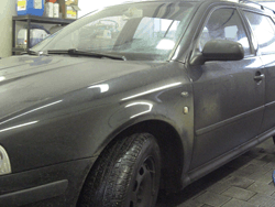 Aufbereitung aussen vorher